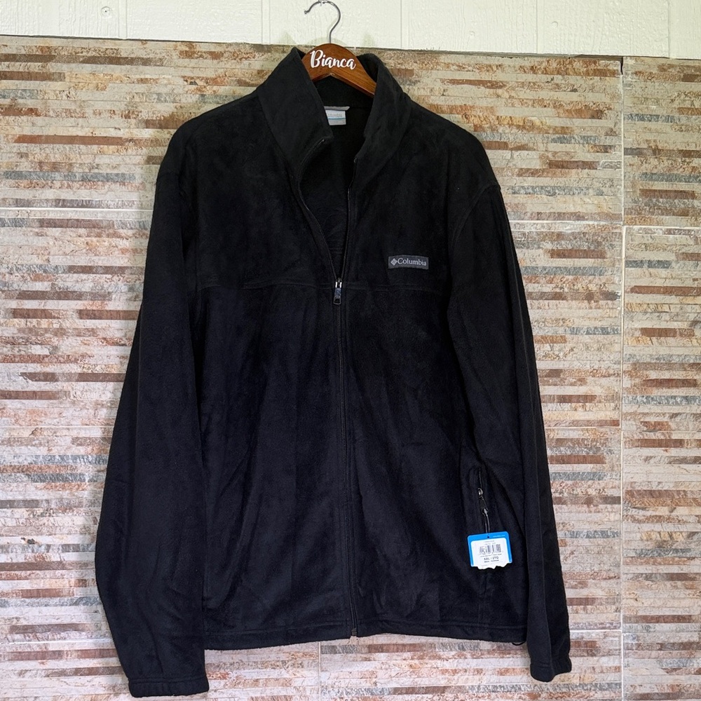 Columbia Black Lightweight Full-Zip Shirt Jacket
